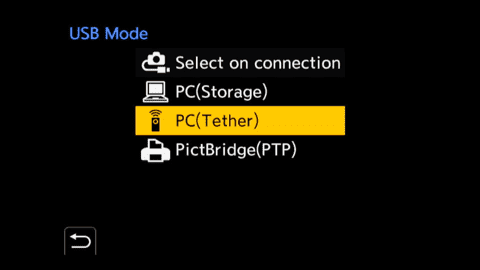 Panasonic S1 USB Mode PC(Tether)